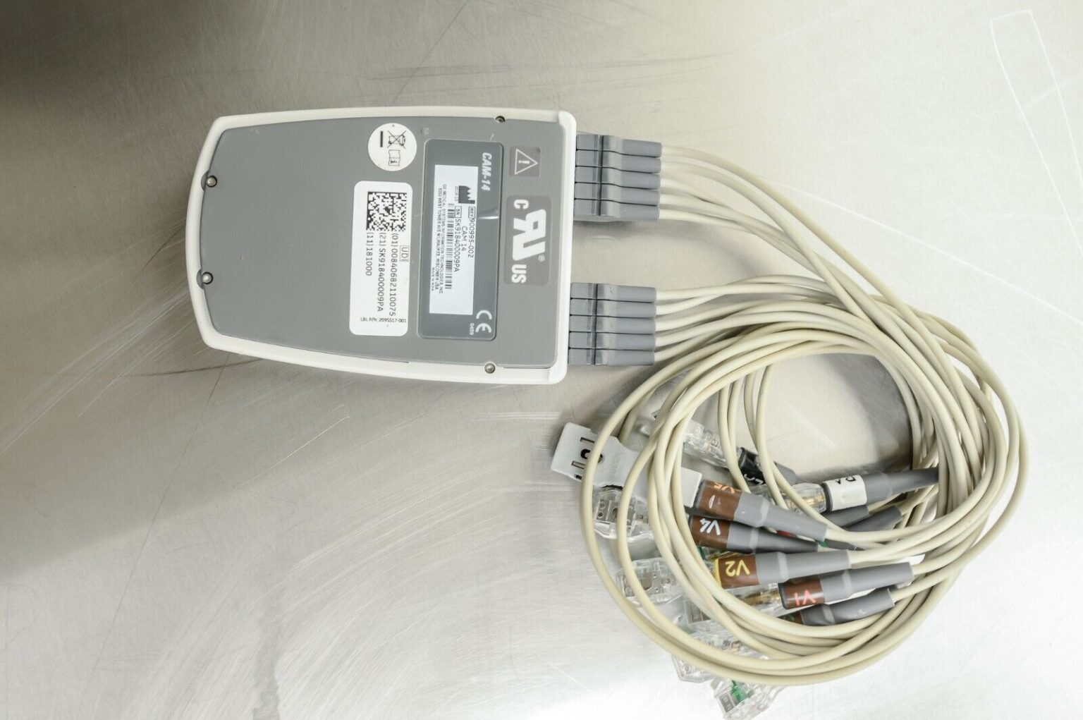 GE CAM14 Acquisition Module 900995002 w/ Leads Pinnacle Medical