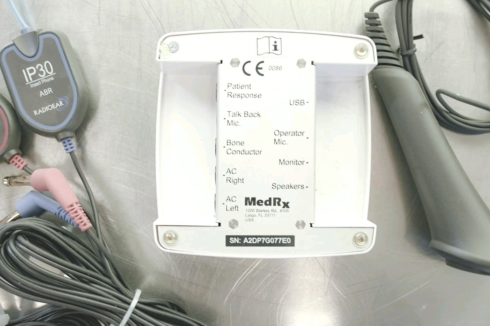 MedRx Avant A2D+ PC Based Audiometer w/ B71W Bone Conducter, 10 Ω & 50 Ω ip30 - Image 3