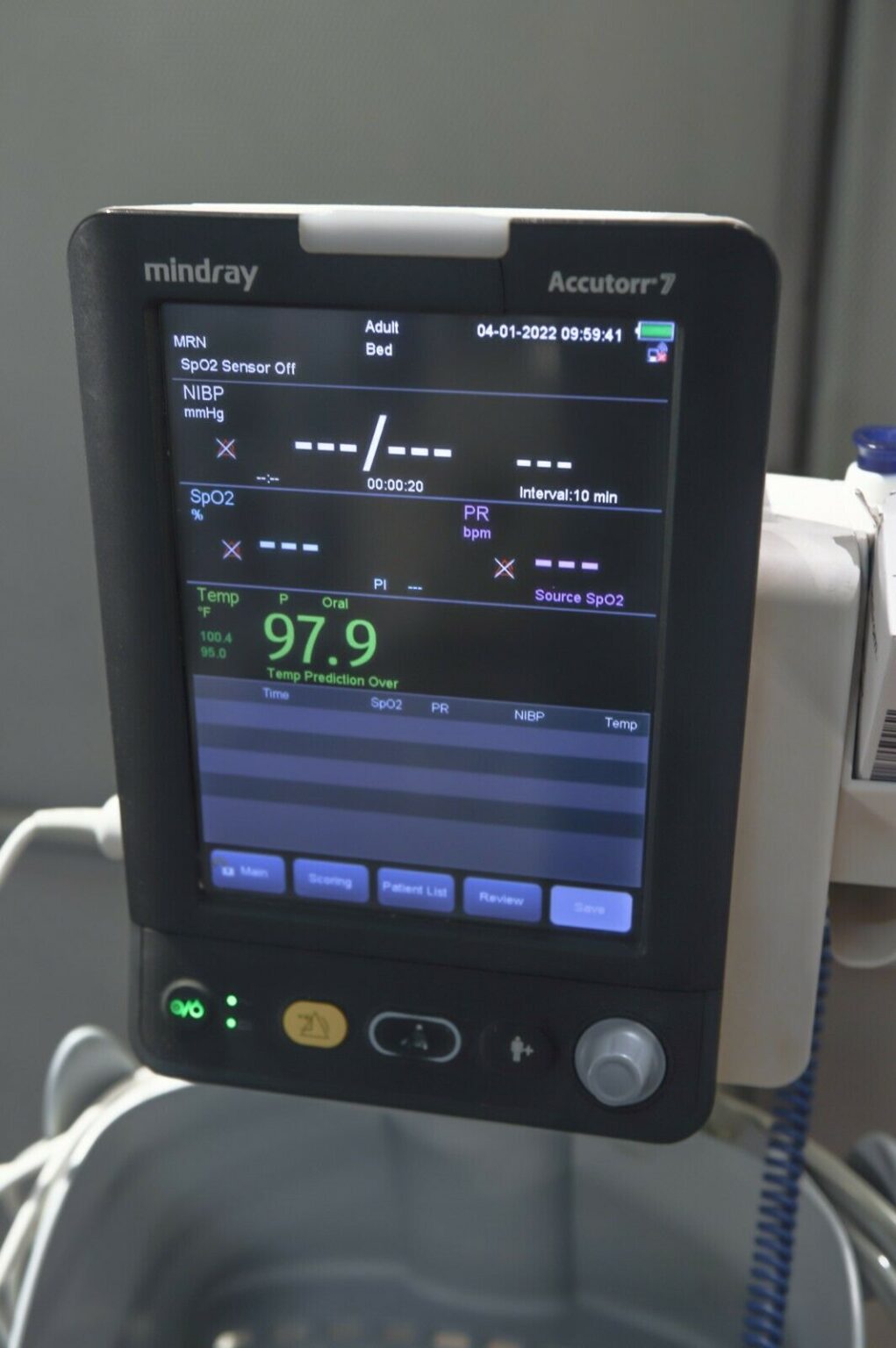 Mindray Accutorr 7 Vital Signs Patient Monitor w/ Wifi, Masimo SpO2