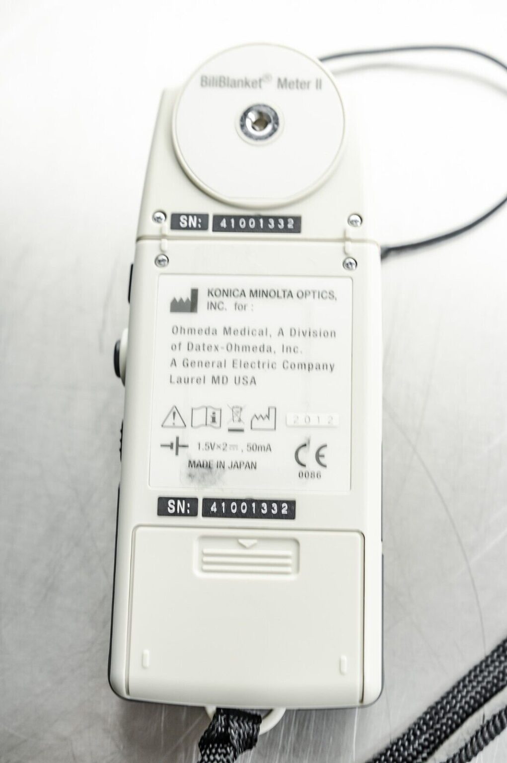 Ohmeda BiliBlanket Meter II Phototherapy Light Meter w/ Case Pinnacle Medical Equipment