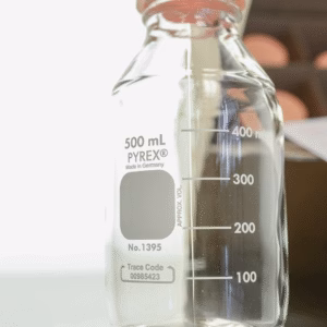 PYREX 1395-500, 500ml Round Media Storage Bottle w/ GL45 Screw Cap 10 Pack 7789