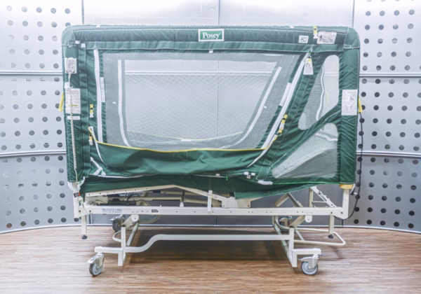 Posey Bed 8070 Enclosed Hospital Bed Invacare Nylon Canopy Enclosure Bed - Image 3