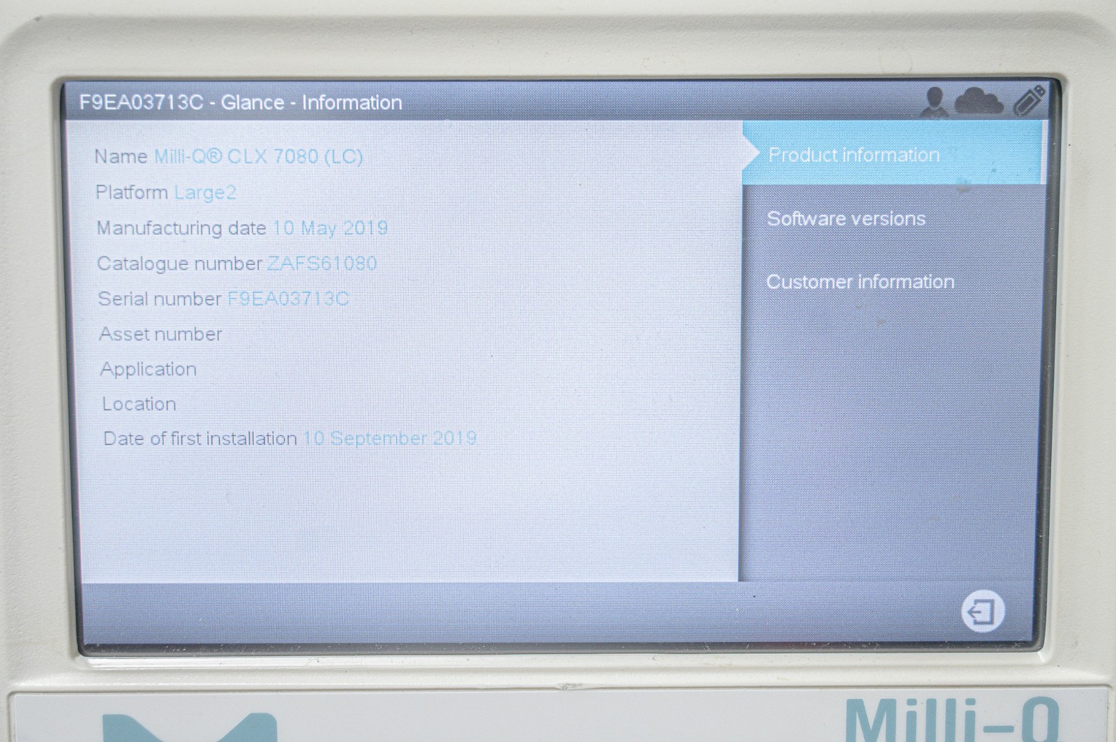 Millipore Milli-Q CLX 7080 Water Purification System ZAFS61080 CLRW - Image 13