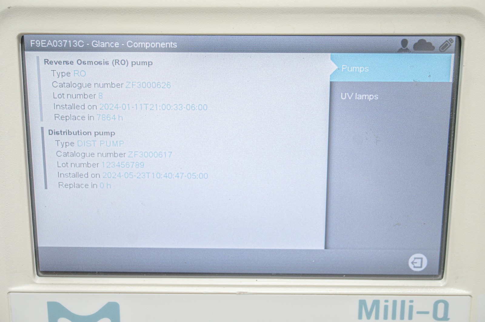 Millipore Milli-Q CLX 7080 Water Purification System ZAFS61080 CLRW - Image 6