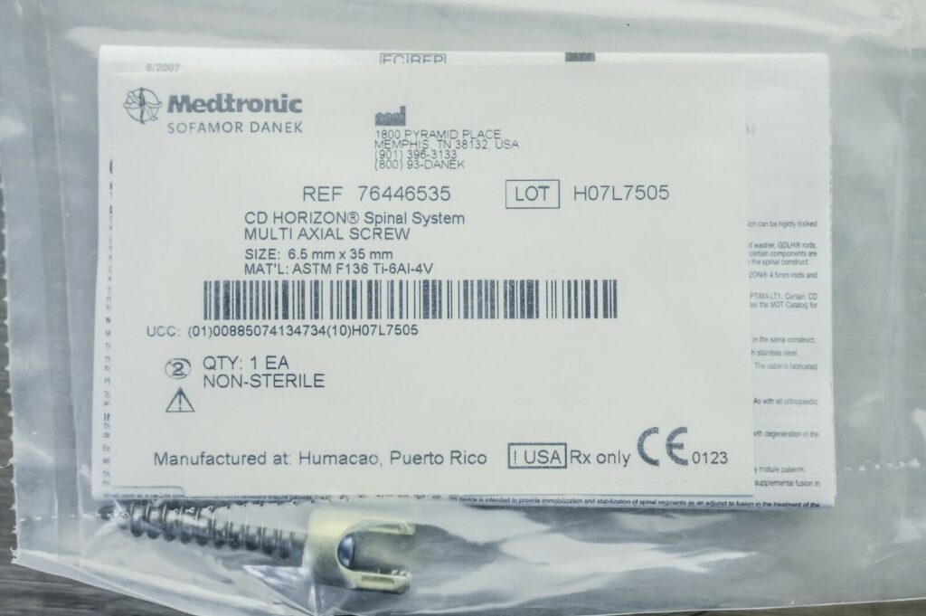 Medtronic CD Horizon Multi Axial Screw 76446535 - Pinnacle Medical ...