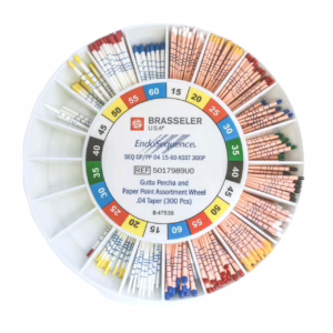 Brasseler EndoSequence Gutta Percha Points .04 Taper Asst Wheel (incomplete)