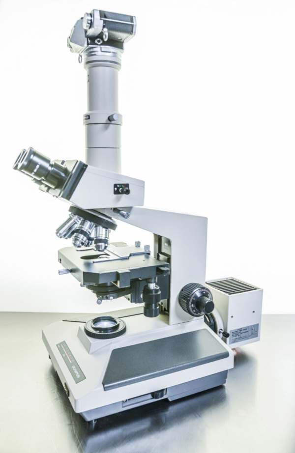 Olympus BH-2 BHS Microscope w/ NC DPLAN FL60, NC SPLAN 40, Leitz NPL 6.3/0.20 - Image 3