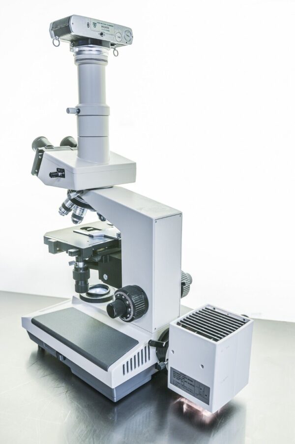 Olympus BH-2 BHS Microscope w/ NC DPLAN FL60, NC SPLAN 40, Leitz NPL 6.3/0.20 - Image 8