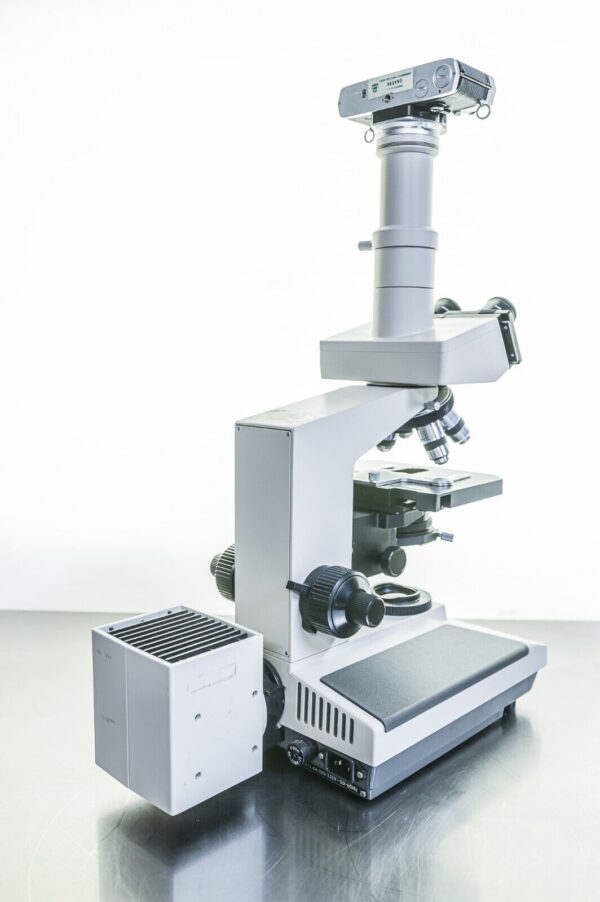 Olympus BH-2 BHS Microscope w/ NC DPLAN FL60, NC SPLAN 40, Leitz NPL 6.3/0.20 - Image 9