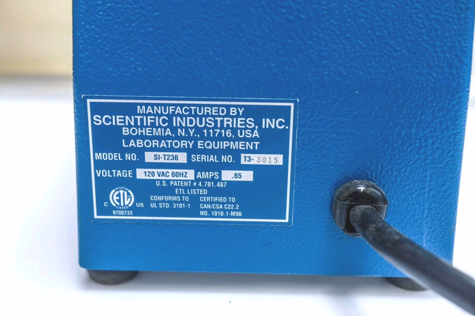 Scientific Industries Vortex Genie 2 Mixer SI-T236 Genie 2T ( Touch ) - Image 7