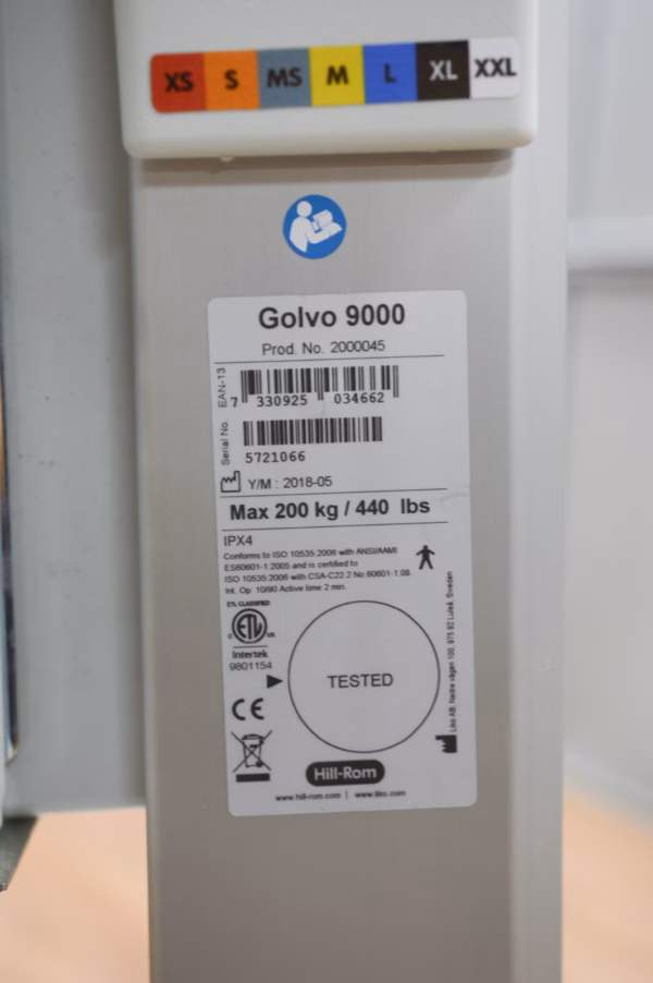 Liko Golvo 9000 Patient Lift w/ LikoScale 350 Rechargeable Battery  440 lb Max - Image 13