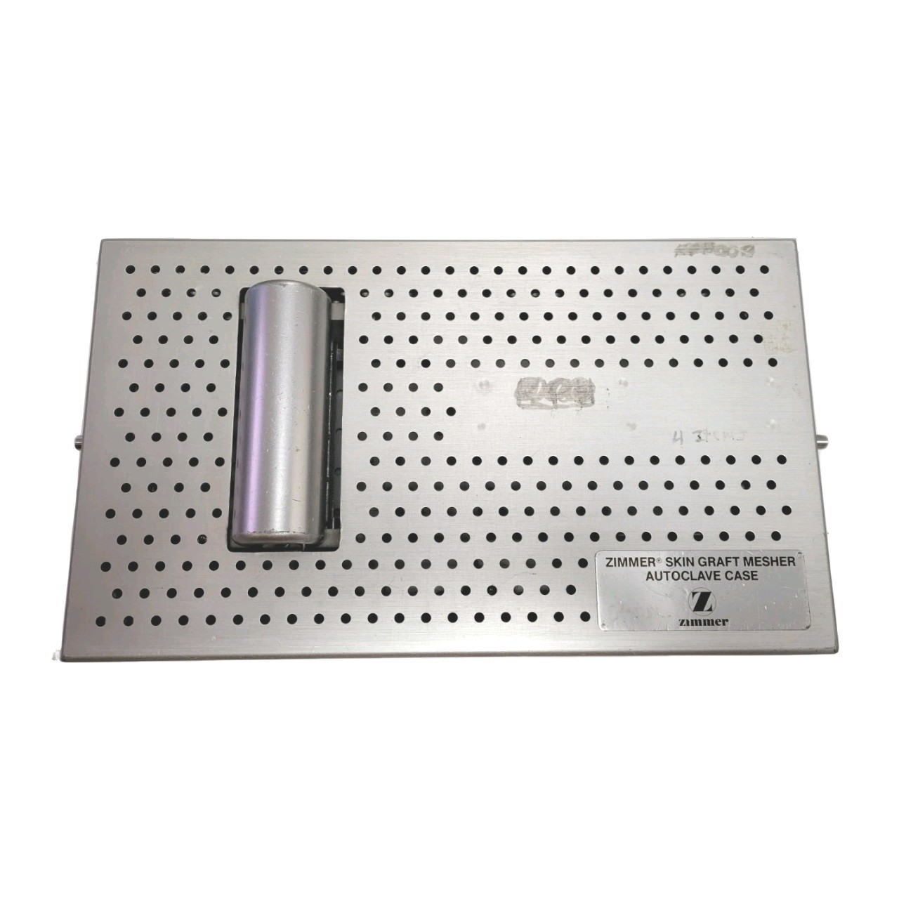 Zimmer 7701 Skin Graft Mesher w/ Handle & Sterilization Case - Image 3