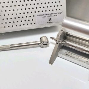 Zimmer 7701 Skin Graft Mesher w/ Handle & Sterilization Case